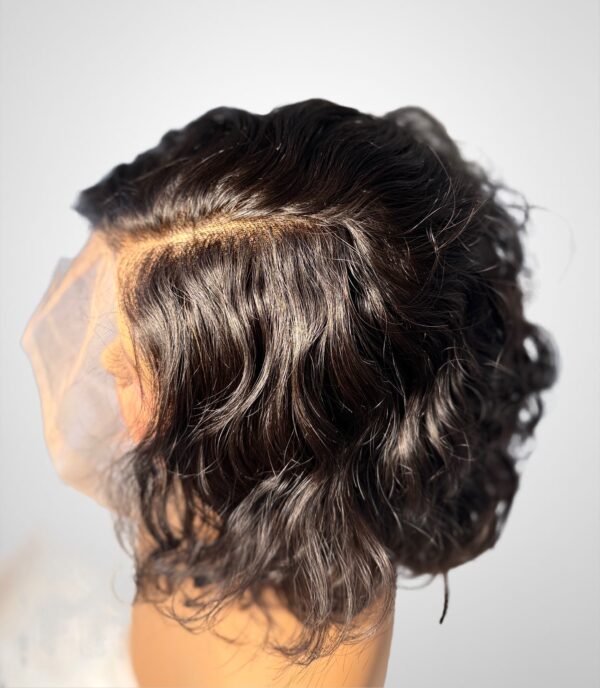 Karyzma Virgin Crown Pixie Wigs | 13x6 Transparent Lace | Custom Color