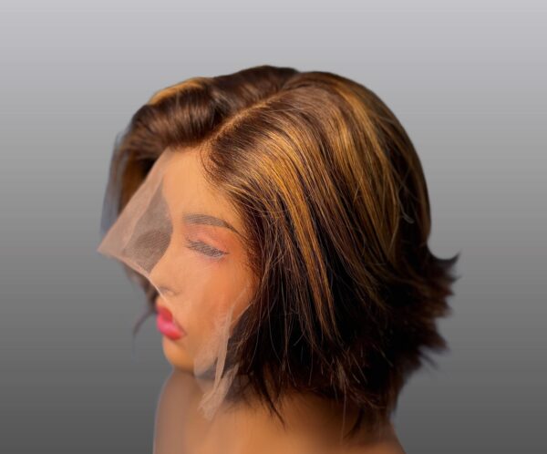 Karyzma Virgin Crown Pixie Wigs | 13x6 Transparent Lace | Custom Color