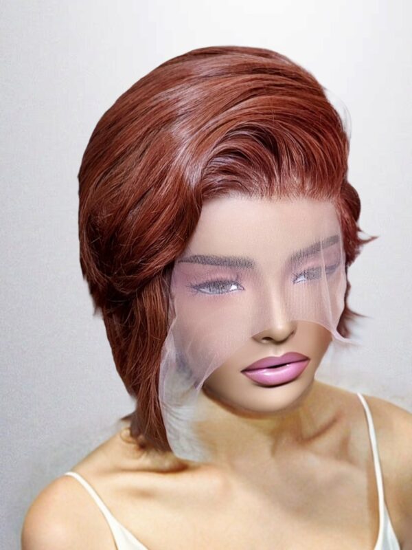Karyzma Virgin Crown Pixie Wigs | 13x6 Transparent Lace | Custom Color